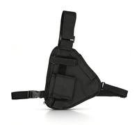 Harnais De Poitrine Radio, Sac De Poitrine Pour Talkie Walkie Pochette De Poitrine Support De Gilet Radio Étui Pochette Pour Radio Bidirectionnelle Avec Sangle Réglable Porte Radio Pour Talkie-Walkie