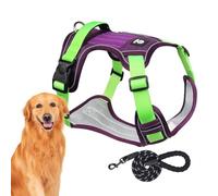 Harnais De Promenade pour Chien - Ensemble De Harnais pour Chien, Dites Adieu Aux Tracas Liés Au Réglage du Harnais De Votre Chien | Harnais De Poitrine pour Chien, Harnais De Traction