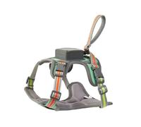 Harnais de Promenade pour Chien, Green Color L | Laisse rétractable intégrée, panneaux de confort du gilet, poignée de guidage proche, sorties de routine