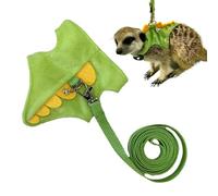 Harnais de promenade réglable pour petits animaux de compagnie, vêtements mignons et confortables pour furet pour chatons, chinchilla, marche quotidienne, jogging, séance photo