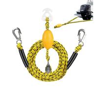Harnais de remorquage pour bateau,Corde de traction pour jusqu'à 4 utilisateurs - Avec Crochet Et Poulie Pivotante 360° Harnais De Remorquage Ski Nautique,pour Sports Nautiques Kayak Surf Piscine Rivi