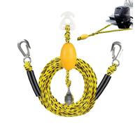 Harnais De Remorquage pour Bateau - PE Métal 304x8x8 Cm | Connecteur De Remorquage | Harnais De Débit d'eau | Tube Gonflable À Quatre Cavaliers Remorquable pour Adultes Débutants Sports Nautiques