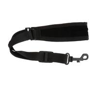 Harnais de Saxophone en Coton Élastique, Réglable, Noir | Bandoulière D'épaule, Largeur Renforcée, Maintien Fixe, Accessoire pour Saxophone, Usage Confortable