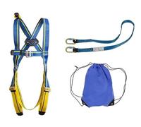 Harnais de sécurité contre les chutes, système de sécurité, kit de support pour la sécurité au travail et l'escalade, ceinture d'escalade (modèle Advanced)