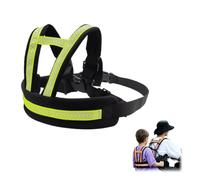 Harnais de Sécurité Moto Enfant Réglable, Ceinture de Protection Respirante avec Bandes Réfléchissantes, Maintien Anti-Chute, pour Moto, Scooter et Deux-Roues
