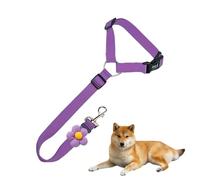 Harnais de sécurité pour chien pour voiture - Corde réglable pour un contrôle sécurisé des voyages, harnais de ceinture de sécurité anti-fugue avec clip de durable, système de retenue