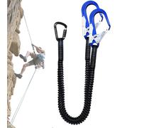Harnais de sécurité pour construction, cordes d'arrimage avec absorption des chocs et crochet | Harnais de sécurité avec corde rétractable | Pour chiens, , construction, toit, escalade des