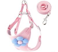 Harnais de Sécurité Réfléchissant pour Promenade Nocturne(Pink XL)