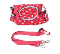 Harnais de Soutien pour Chien, Chien Lift Sling Respirant Lavable avec Double Bandes Lombaires, Portable pour Petits Chiens - Confort Optimal, Soutien Dorsal, Usage Quotidien et (Rose Rouge)