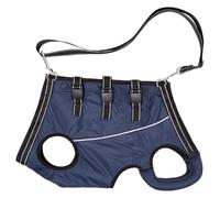 Harnais de soutien pour chien, harnais de levage pour chien Accessoires de | Harnais de gilet de sauvetage canin rég Bleu marine S