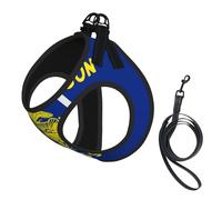 Harnais de taille moyenne pour chien - Petite taille, imprimé drapeau de l'État de l'Oregon réglable pour chats et chiens, parfait pour la promenade en plein air