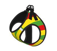 Harnais de taille moyenne pour chien - Petite taille, imprimé drapeau hawaïen indigène réglable, pour chats et chiens, parfait pour les promenades en plein air