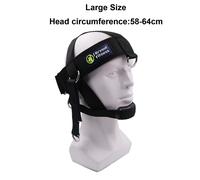 Harnais De Tête Et De Cou Pour L'entraînement D'haltérophilie,Divers Entraînements,Sangle Réglable,Mentonnière,Force,Équipement D'entraînement De Musculation - Type Large Black