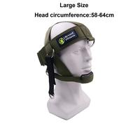 Harnais De Tête Et De Cou Pour L'entraînement D'haltérophilie,Divers Entraînements,Sangle Réglable,Mentonnière,Force,Équipement D'entraînement De Musculation - Type Large Green