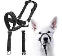 Harnais De Tête Licol Pour Chien Avec Sangle De Sécurité Harnais Anti-Traction Pour Chien Collier De Dressage Multicolore LONGE