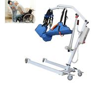 Harnais De Toilette Pour Lève-Personne, Machine De Transfert Électrique Pour Patient, Malade Lève-Personne Tout Le Corps Harnais De Soulèvement Pour Soins À Domicile (lithium battery, A)