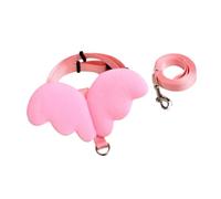 Harnais de Traction à Ailes D’Ange pour Chat, Rose, Polyester