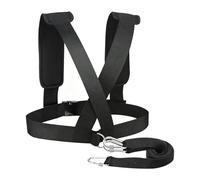 Harnais de Traction pour Entraînement avec élastiques Résistance, Harnais de Traîneau avec Sangle Traction, Sangle d'épaule Lestée, Sangle de Traction pour Entraînement de Résistance, pour 1.5 Tonne