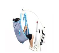 Harnais de Transfert Corporel Entier en Maille Respirante - avec Soutien Tête et Cou - 275 kg Capacité - pour Fauteuil Roulant, Lit et Toilette - Soins à Domicile et EHPAD (Tailles S, M, L)