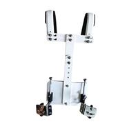 Harnais de transport de caisse claire avec bandoulière, système de support de tambour en alliage d'aluminium réglable en hauteur pour instruments de percussion de marche