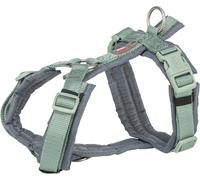 Trixie Harnais de trekking de qualité supérieure pour chien, vert sauge/gris graphite