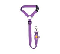 Harnais de voiture pour chien - Ceinture de sécurité pour animal de | Harnais de ceinture de sécurité pour chien en voiture - Design réglable en nylon - Accessoire de voyage pour une conduite