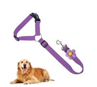 Harnais de voiture pour chien : corde d'appui-tête réglable, anti-éclatement avec clips robustes, ceinture de sécurité avec sangles rembourrées, équipement de voyage, système de harnais pour chiots de