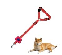Harnais de voiture pour chien, corde d'appui-tête réglable - Harnais de siège de voiture réglable anti-fuite pour chien - pour chiens de taille moyenne et grande - pour les longs voyages, camions