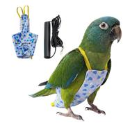 Harnais de vol pour Oiseaux Gilet léger avec Corde de Traction 2 m