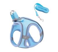 Harnais de voyage pour chat, harnais et laisse en douce réfléchissante | Collier gilet pour chaton de petite, moyenne et grande taille, fournitures pour les voyages, les activités en plein air