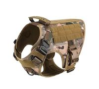 Harnais D'entraînement De Camping De Chasse De Bouledogue Allemand De Berger Allemand Harnais De Chien Tactique Militaire en Nylon Harnais De Chien Réglable pour Chiens De Taille Moyenne À Grande