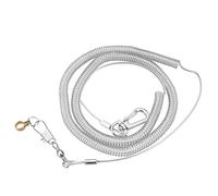 Harnais d'Entraînement pour Perroquet avec Laisse, 6 m, Corde Anti-Morsure, 3 Tailles de Bague (4,5 mm, 6,5 mm, 8,5 mm)