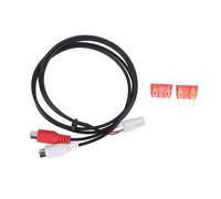 Harnais d'entrée de signal adapté aux boîtiers de caisson de basses amplifiés Rockford Fosgate Punch P300 10 et P300 12, double compatibilité d'entrée de niveau bas et haut,