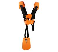 Harnais d'épaule compatible STIHL KM Series 4119 710 9001 - réglable, rembourré, orange