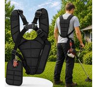 Harnais d'Épaule Double pour Débroussailleuse Einhell GP-BC 36/430 Li BL-Solo, Sangles Rembourrées Réglables en Tissu Oxford, pour Entretien des Pelouses et Débroussaillage
