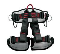 Harnais d'Escalade,Baudrier Demi-Corps Réglable - Ceinture de Sécurité Équipement pour Spéléologie Escalade et en Rappel Activités Extérieures