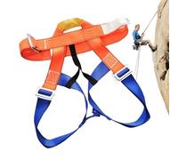 Harnais d'escalade - Ceinture de sécurité demi-corps pour rappel | Rembourrage épais avec boucles pour équipement, plate-forme d'alpinisme professionnelle, protection robuste pour toiture, constructio