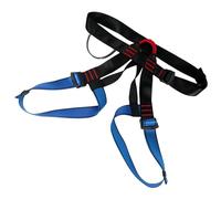 Harnais D'escalade Extérieur - Ceinture Demi-corps En Acier Allié De Polyester, Ajustement Réglable, Équipement De Sécurité Ergonomique | Escalade Randonnée Spéléologie Incendie Sauvetage Débutants Al