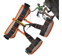 Harnais d'Escalade, Harnais de Sécurité Antichute Régulable, Accessoires d'Alpinisme Pour Travail Via Ferrata Toiture Chasse Abattage Arboricole Paroi Spéléologie Secours