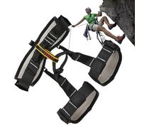 Harnais d'Escalade | Harnais Réglable pour Toiture - Accessoires d'Alpinisme Pour Travail Via Ferrata Toiture Chasse Abattage Arboricole Paroi Spéléologie Secours