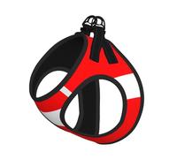 Harnais d'été pour chien avec imprimé drapeau danois du Danemark, gilet léger et respirant, réfléchissant pour une promenade facile