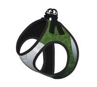 Harnais d'été pour chien avec laisse, réglable et réfléchissant, motif ballon de football