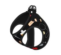 Harnais d'été pour chien avec laisse réglable et réfléchissant Motif médecine de dessin animé