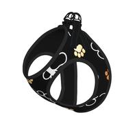 Harnais d'été réfléchissant avec motif empreintes de pattes de chien pour chiens et chats de petite, moyenne et grande taille