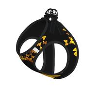 Harnais d'été réfléchissant avec motif tournesol et papillons pour chiens et chats de petite, moyenne et grande taille