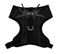 Harnais Disney pour animal domestique avec boucle en plastique, costume Jack Skellington de L'Étrange Noël de Monsieur Jack Skellington pour chien avec tour de cou de 30,5 cm et tour de poitrine de