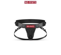NO PARTS Harnais ceinturable Taylor – ajustable, double anneau en O – noir (S-L)