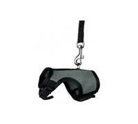 TRIXIE Harnais souple avec laisse de 1,20 m - pour petits animaux - tour de ventre réglable en continu entre 18 - 25 cm - fermeture velcro et encliquetable - différentes couleurs - choix aléatoire - 61512