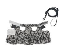 Harnais Dragon Barbu - Gilet Réglable avec Laisse | Vêtements Amphibiens pour Souris Lézard Caméléon Hamster | Ensemble De Transport Et De Laisse pour Harnais Et Laise pour Empêcher Les Fuites