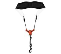 Harnais en cuir pour saxophone - Double ceinture d'épaule réglable - Sangle de cou réglable - Partie saxophone pour personnalité et expression musicale - Sangle de saxophone légère